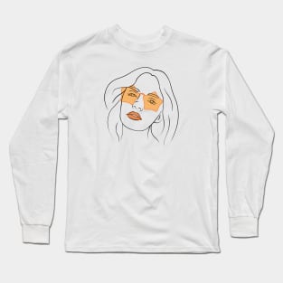 Girl in glasses Long Sleeve T-Shirt